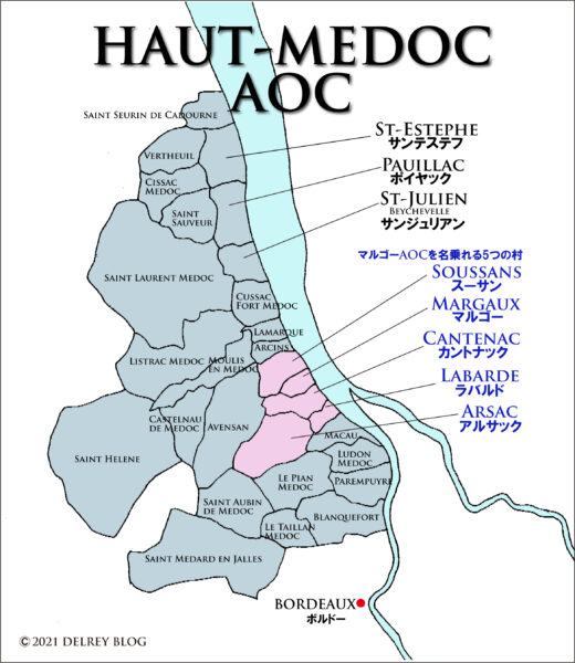 マルゴー地図